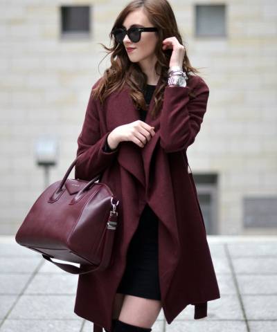 Сумка Givenchy Antigona Bag Burgundy